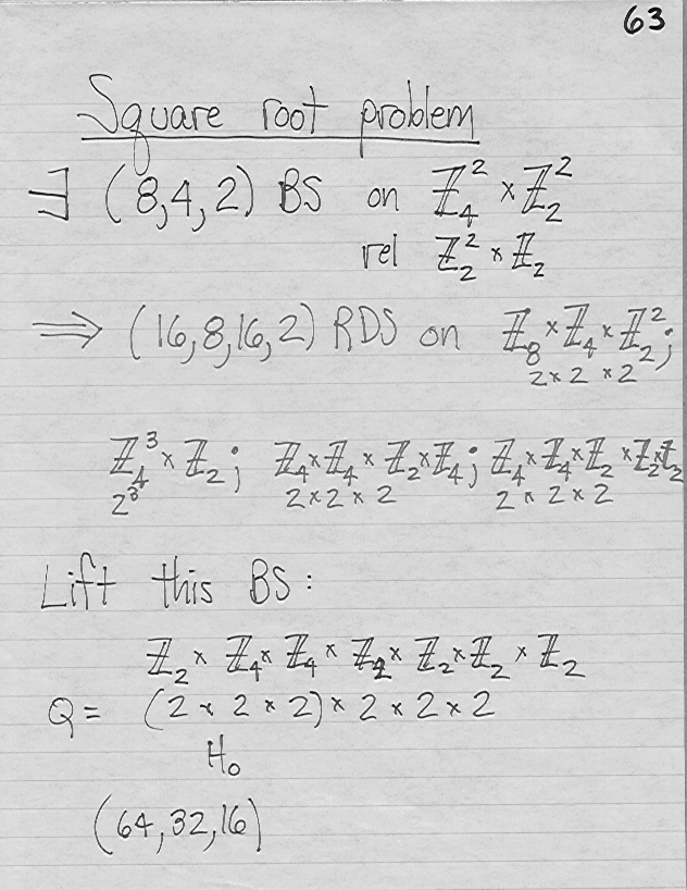 What is the square root of 63?